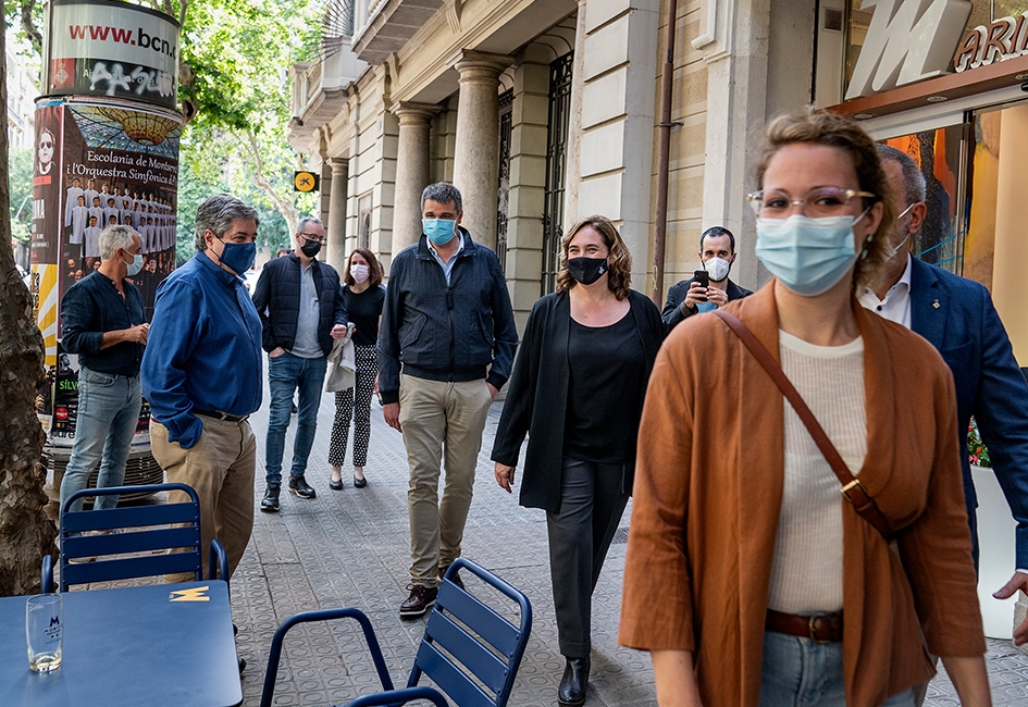 Barcelona lidera l'ampliació extraordinària de les terrasses